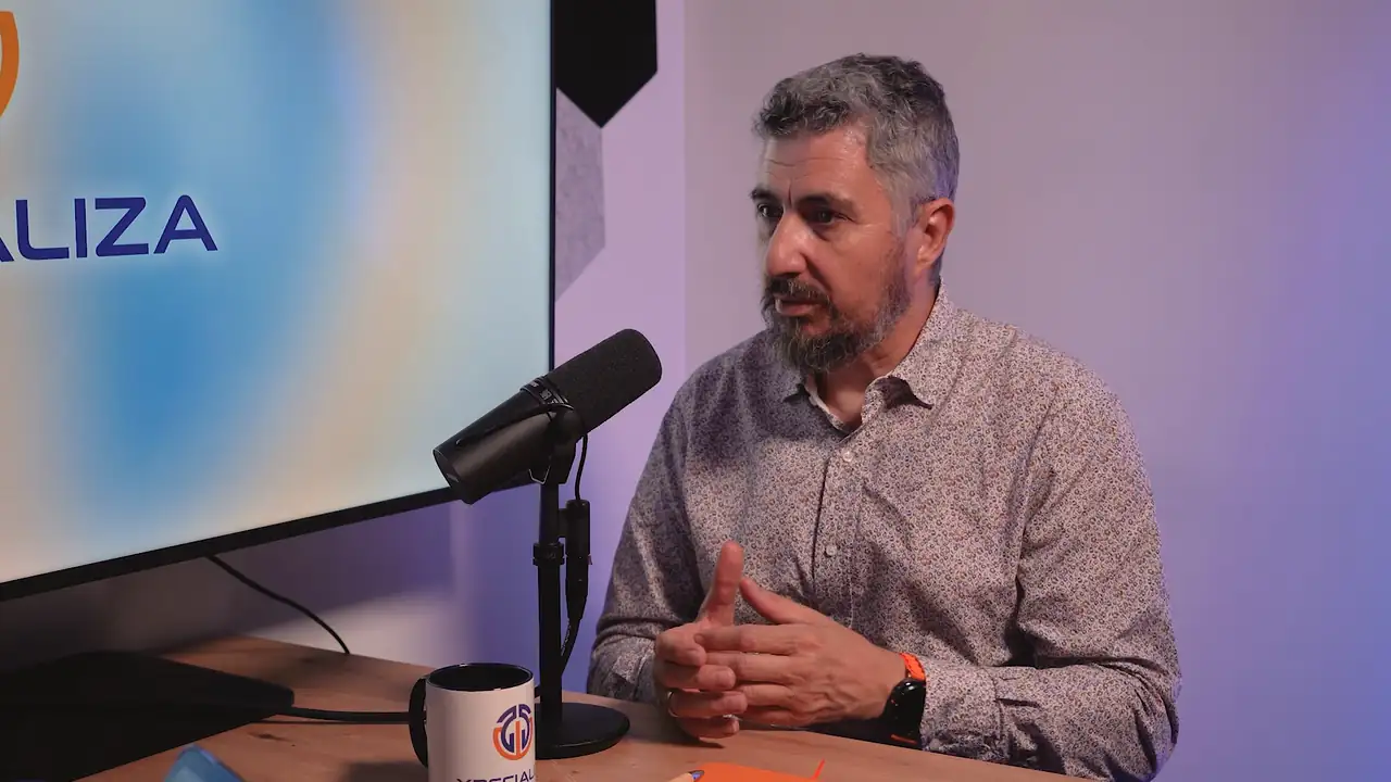 Manuel Asenjo durante la entrevista